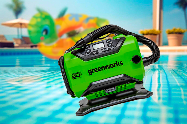 Обзор Компрессора Greenworks ACG301 24V/12V 3400807